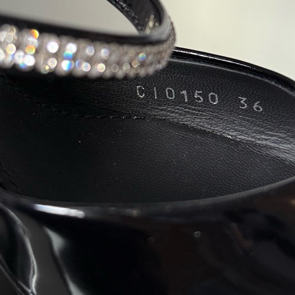 New DOLCE & GABBANA Crystal Mules in Patent Leather - Picture 12 of 15